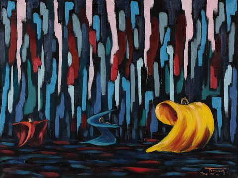 Tommaso de Meo: »Beethoven’s 2nd Symphony, 3rd Movement«. Oil painting, 1964 - © Beethoven-Haus Bonn, B 2263
