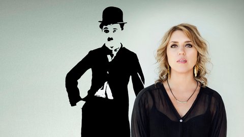 Gabriela Montero & Charlie Chaplin  © Shelly Mosman