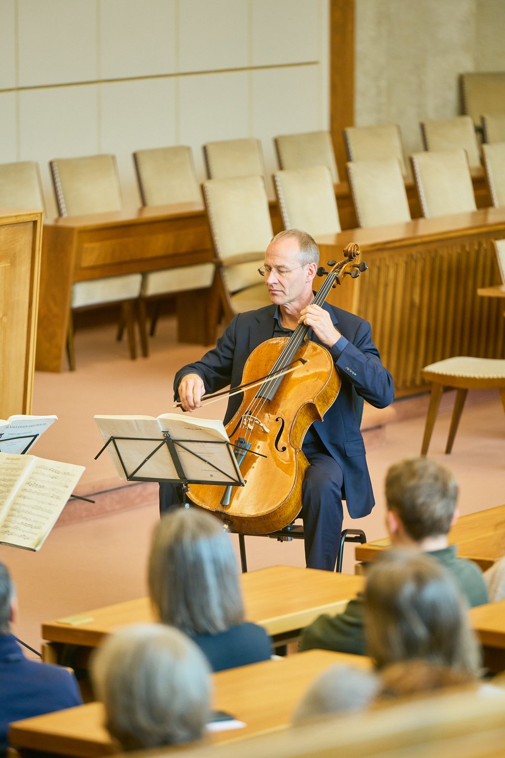 Das Mandelring Quartett im ehemaligen Plenarsaal des Bundesrates - © Sebastian Wolf