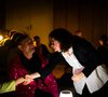 Cellist Anastasia Kobekina at the audience conversation after her recital