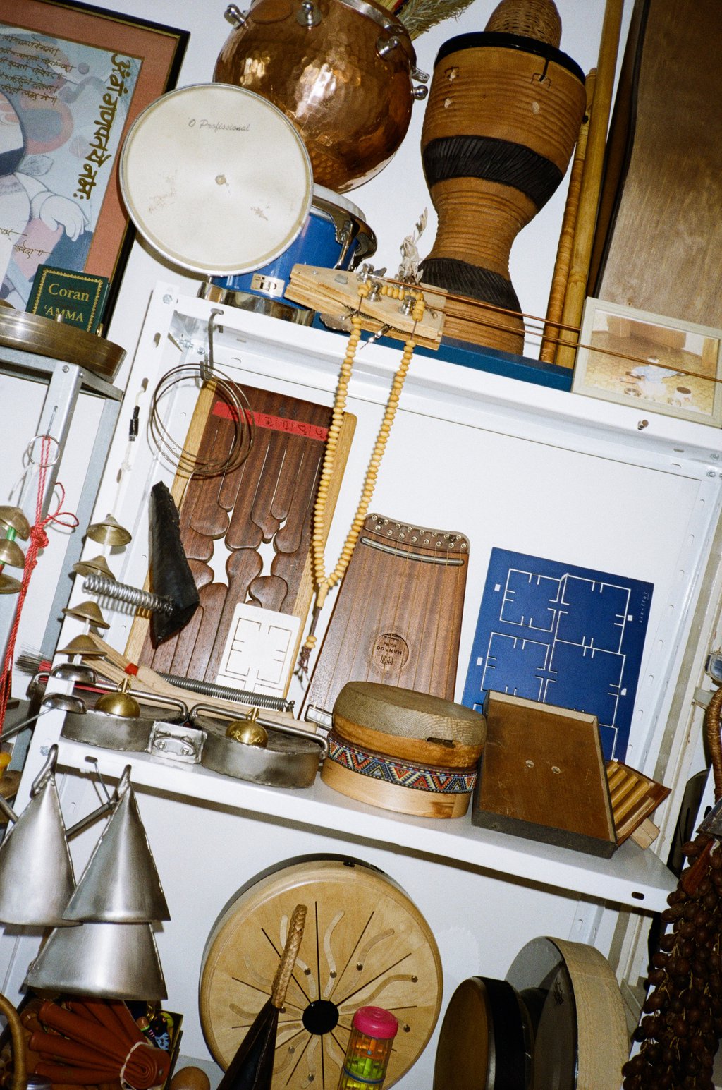 Percussion collection in Bernhard Schimpelsberger’s home - © Martina Lajczak