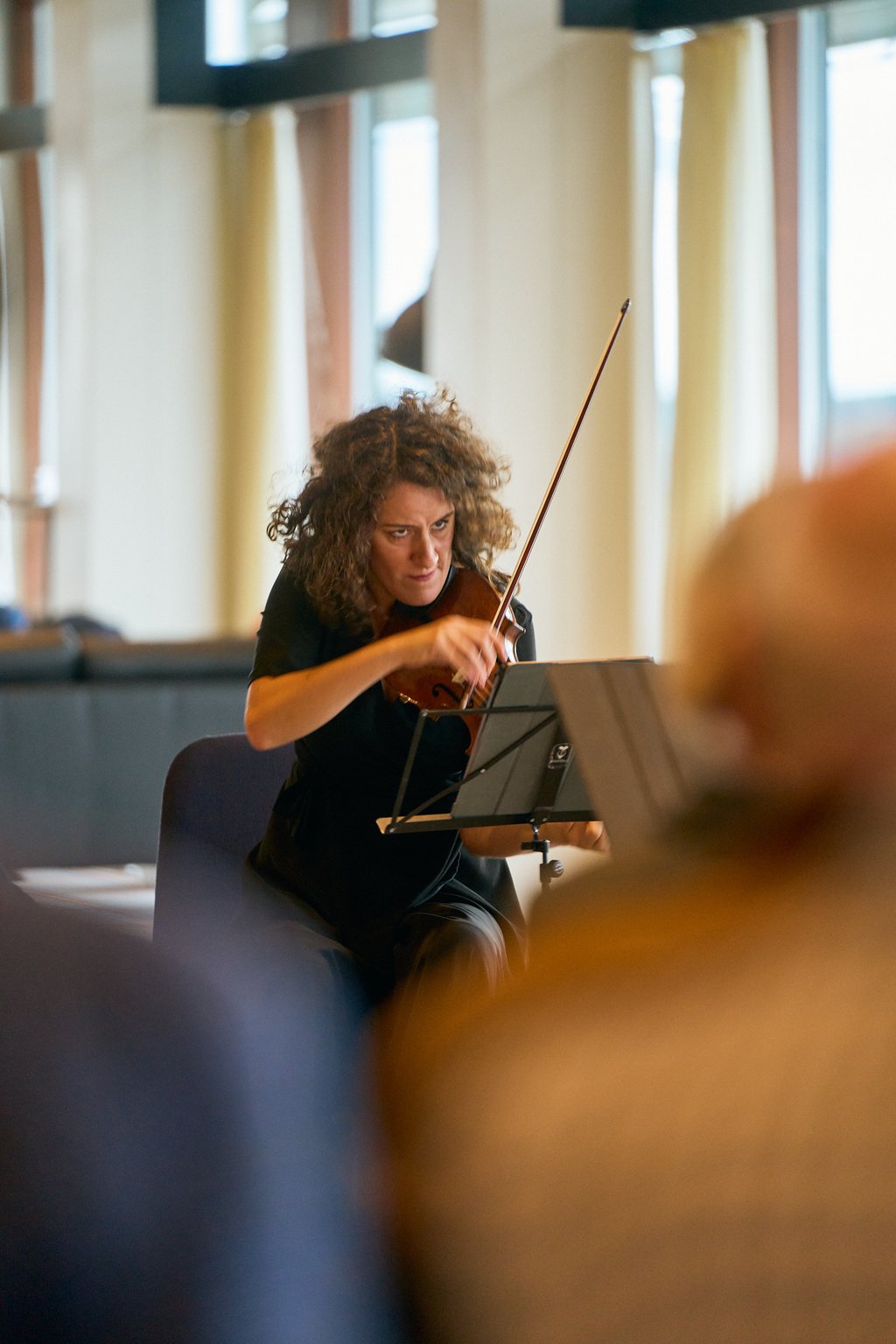 Musethica in der Kantine des UN-Hochhauses (»Langer Eugen«) - © Sebastian Wolf