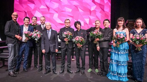 Die Preisträger:innen der Telekom Beethoven Competition beim Beethoven Summit 2021