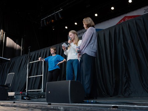 Young people moderate at Clear the Stage for Beethoven 2025 - © Nekame Klasohm