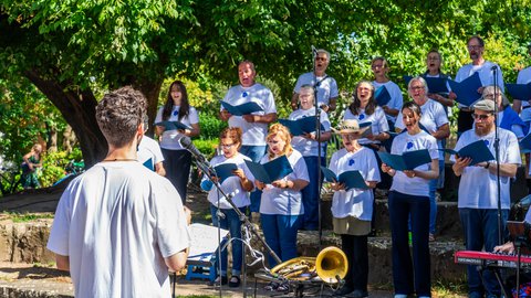 Community Chor beim Stadtteilfest Tannenbusch 2025  © Beethovenfest Bonn