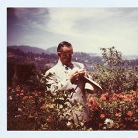 Thomas Mann in Pacific Palisades, about 1946