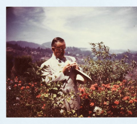 Thomas Mann in Pacific Palisades, about 1946
