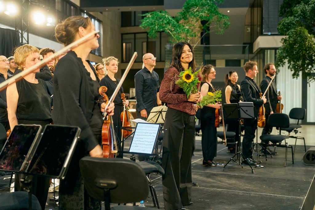 Ensemble Resonanz im Atrium von Flick Gocke Schaumburg - © Sebastian Wolf