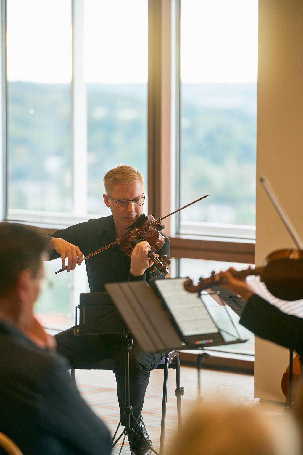 Musethica in der Kantine des UN-Hochhauses (»Langer Eugen«) - © Sebastian Wolf