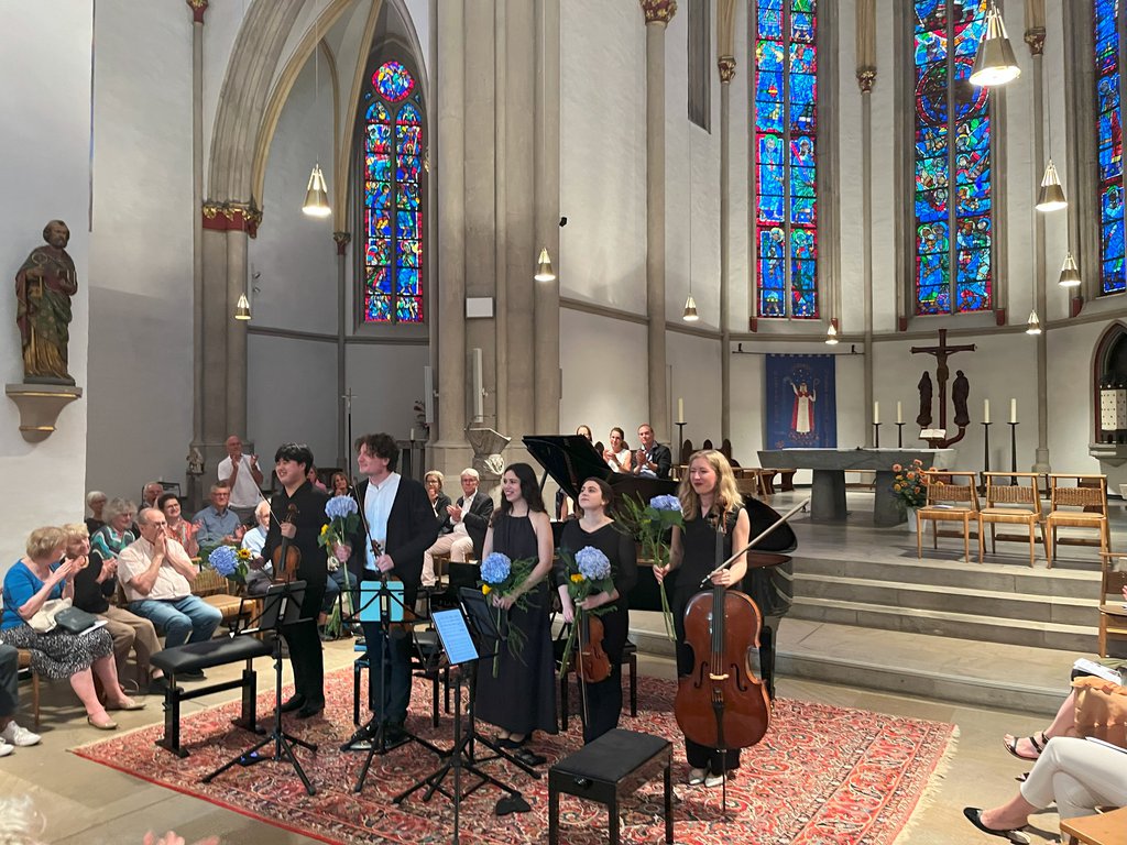 Das Konzert mit den Beethovenfest Talents anlässlich des Sommerfests des Freundeskreises - © Beethovenfest Bonn