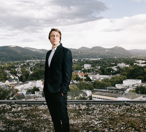 Fabian Müller in der Godesburg Bonn