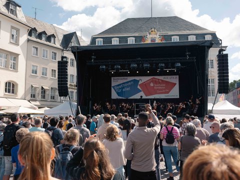 Opening party »Clear the Stage for Beethoven« 2025 - © Nekame Klasohm